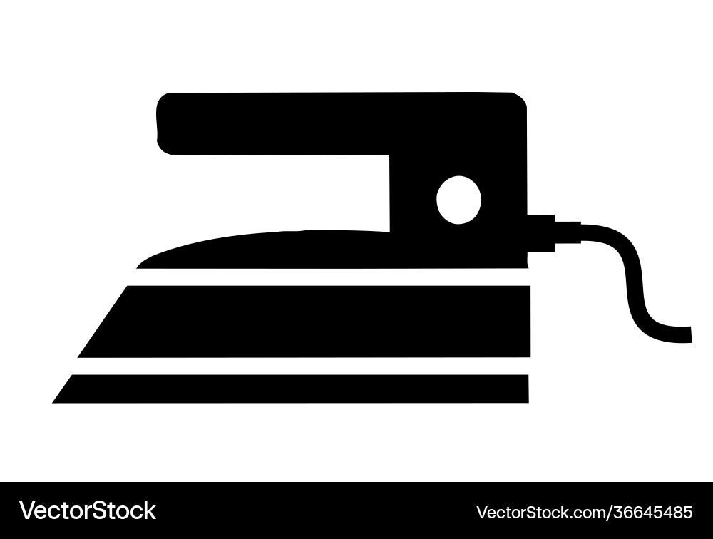 Flatiron silhouette object element retro vector image