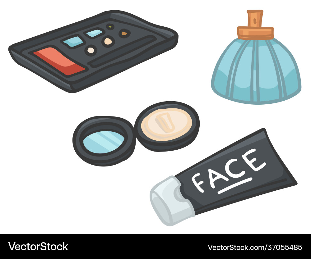Parfüm und Lotionen für Gesicht Reise Pack Mädchen Parfüm und Lotionen für Gesicht Reise Pack Mädchen vektorbild