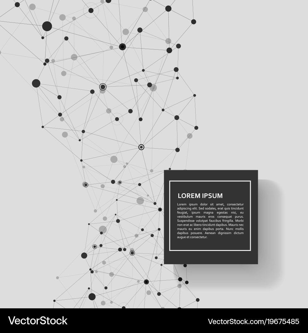 Technology connection background and abstract Vector Image