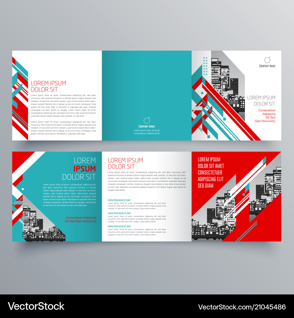 Brochure design 756 Royalty Free Vector Image - VectorStock
