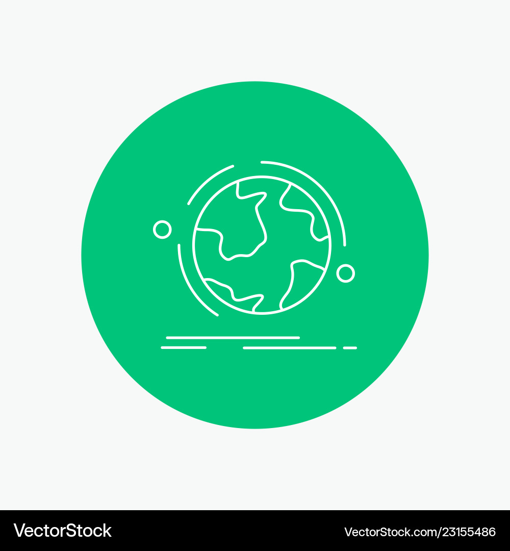 Global Connection Network Icon Vector Image