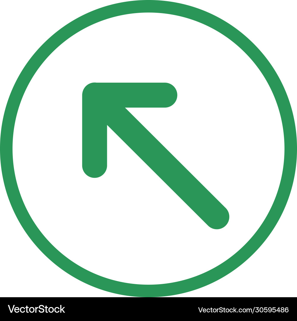 Pointer arrow in modern flat style button Pointer arrow in modern flat style button Vector Image