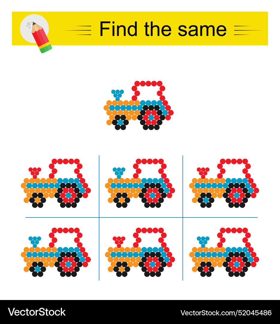 Puzzle game for kids task development Puzzle game for kids task development vector image