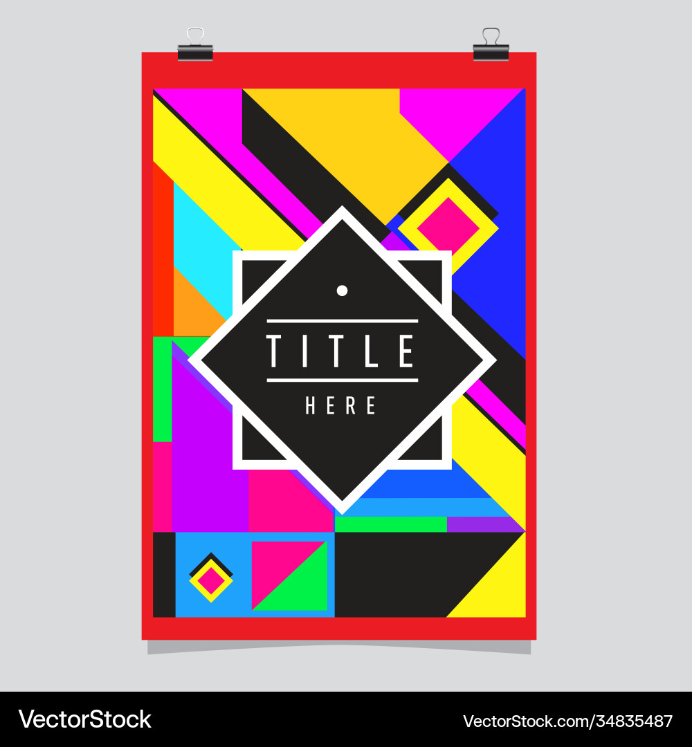 Abstract colorful geometric pattern background Abstract colorful geometric pattern background Vector Image