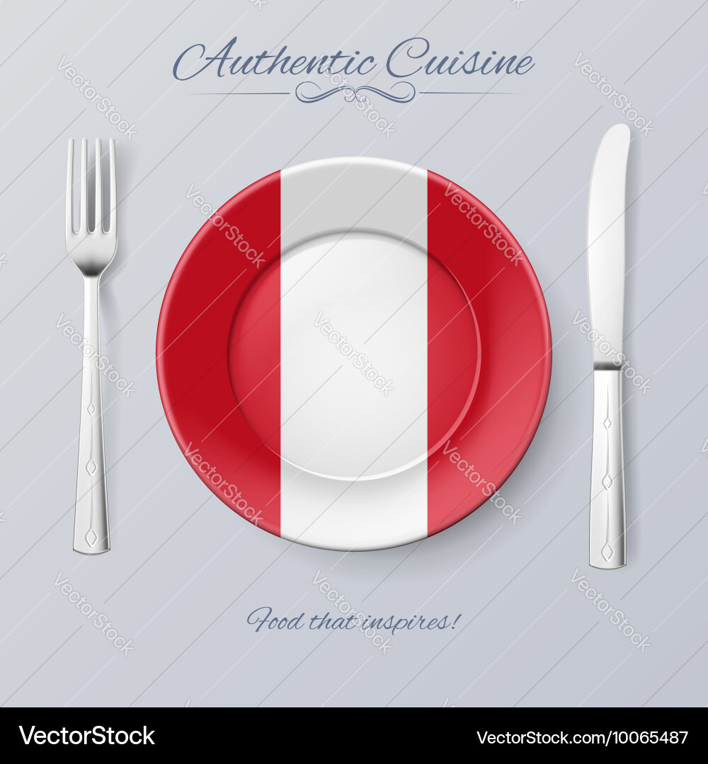 Authentic cuisine Vector Image