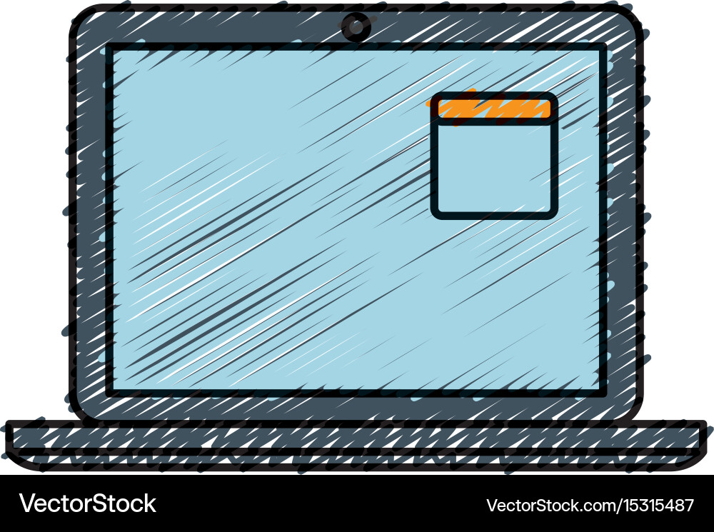 Computer icon image Vector Image