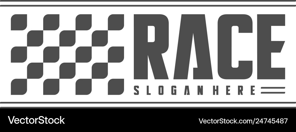 Race flag design concepts icon speed simple Race flag design concepts icon speed simple Vector Image