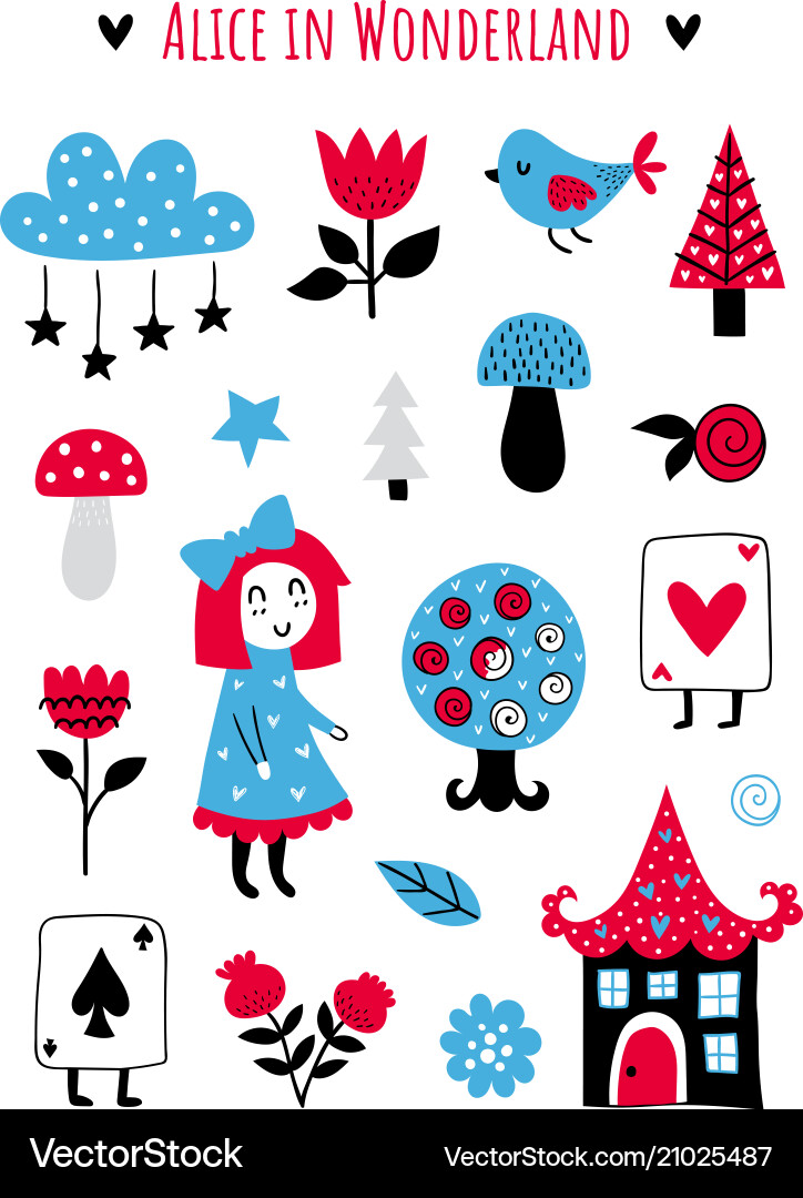 Whimsical Fairytale Scene Vector Image