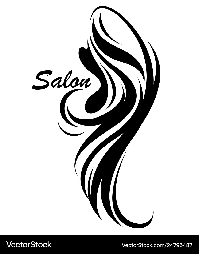 Women silhouette black icon on white Women silhouette black icon on white Vector Image