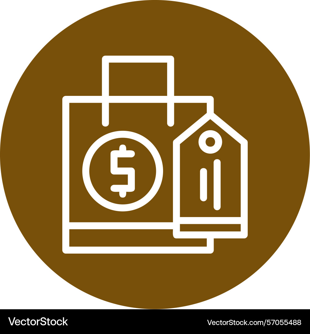 Label line circle style icon design Vector Image