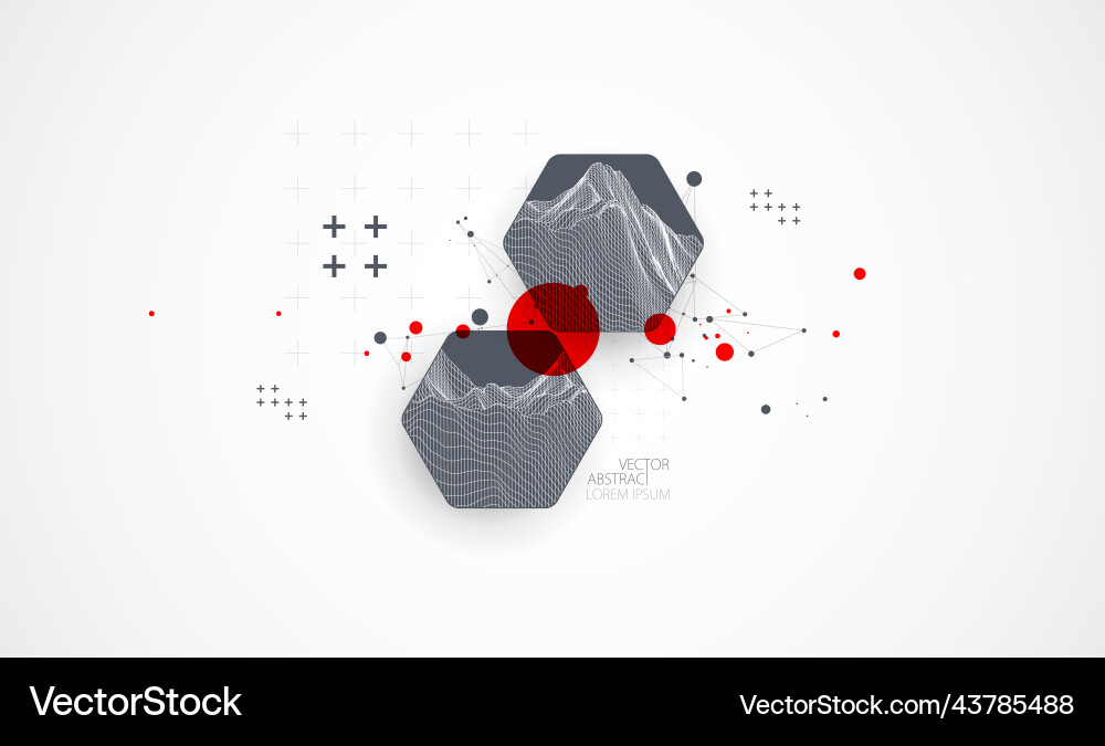 Modern science or technology abstract background Modern science or technology abstract background vector image