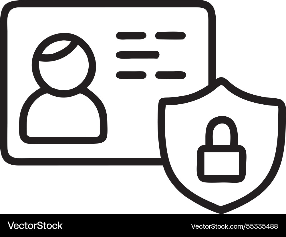 User enters login password emphasizing User enters login password emphasizing vector image