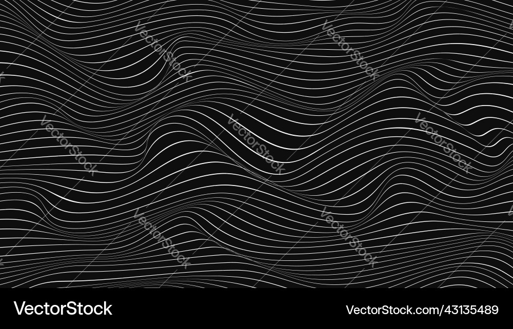 Abstract zig zag line wave background Vector Image
