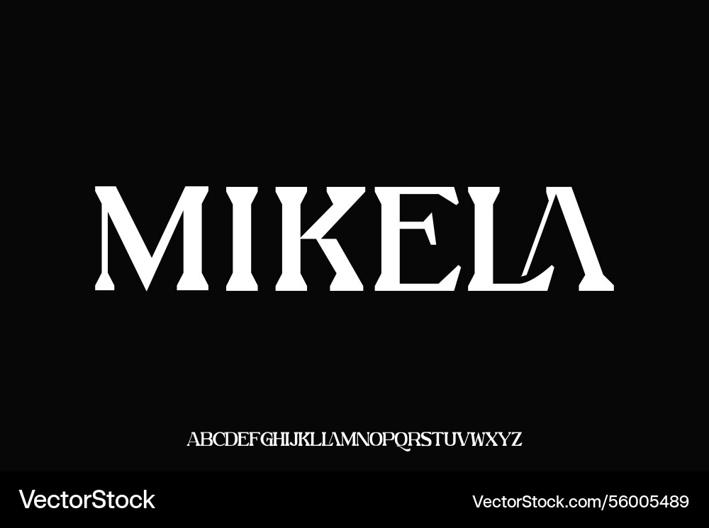 Display alphabet font design suitable Display alphabet font design suitable vector image