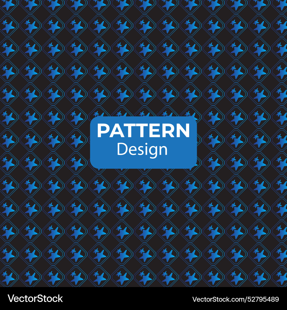 Double star shape 3d pattern design Vector Image