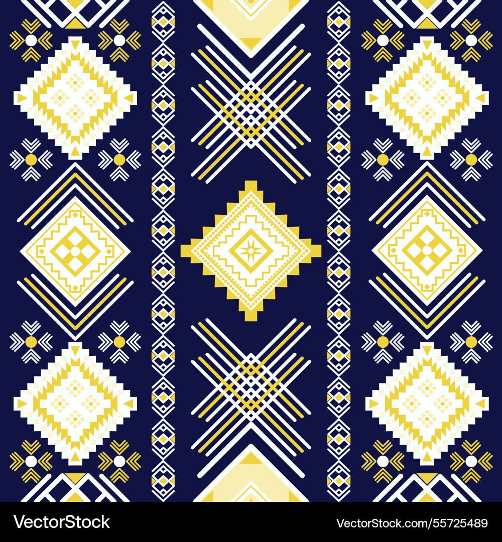 Geometric pattern triangle and square shape Vector Image