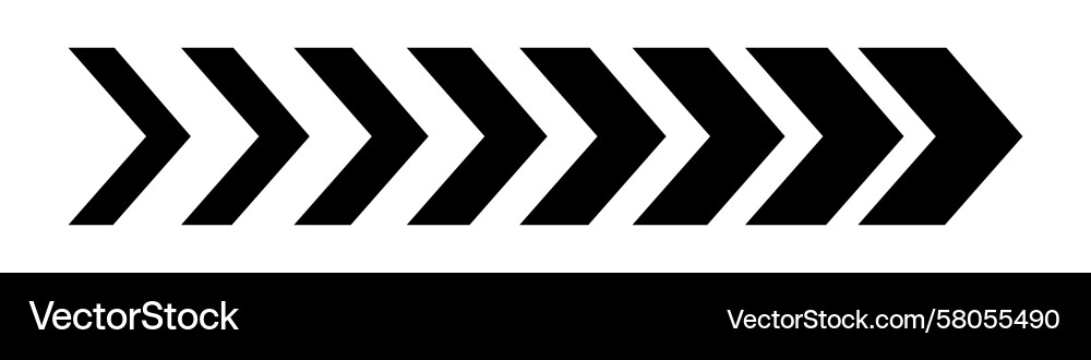 Dynamic Speed Arrow Vector Image