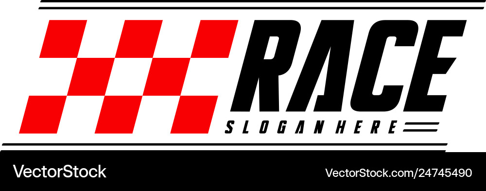Race flag design concepts icon speed simple Race flag design concepts icon speed simple Vector Image