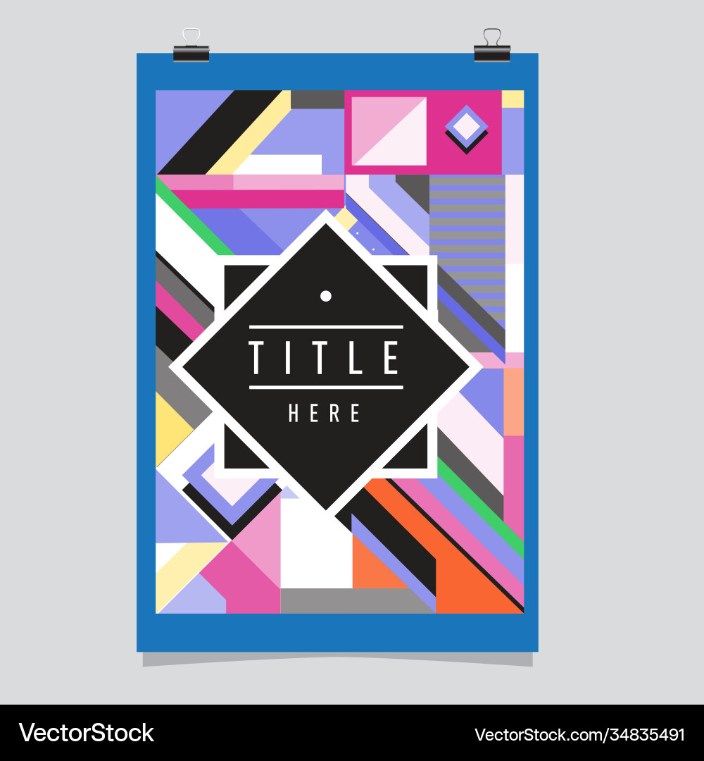 Abstract colorful geometric pattern background Abstract colorful geometric pattern background Vector Image