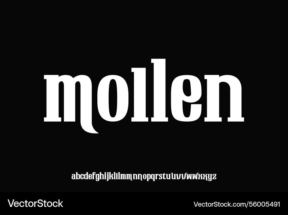 Display alphabet font design suitable Display alphabet font design suitable vector image