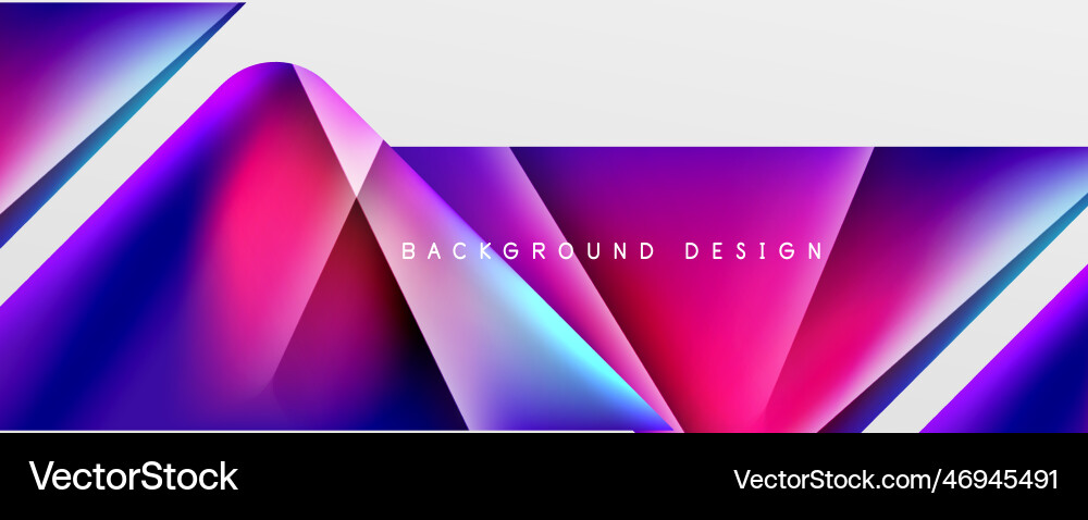 Triangle fluid color gradient abstract background Triangle fluid color gradient abstract background Vector Image