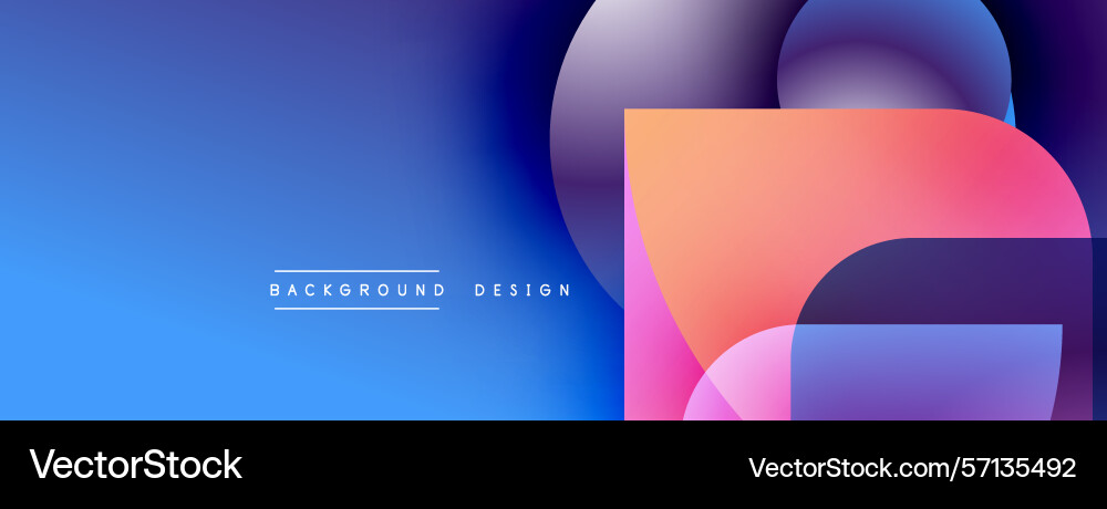 Abstract geometric shapes overlap creating Abstract geometric shapes overlap creating Vector Image