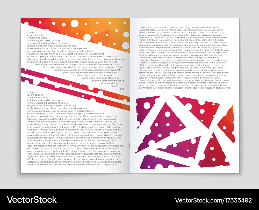 Abstract layout background set for art Vector Image