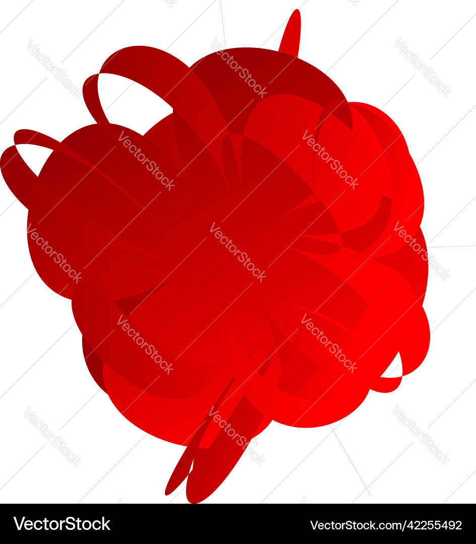 Abstract random geometric shape non figural Vector Image