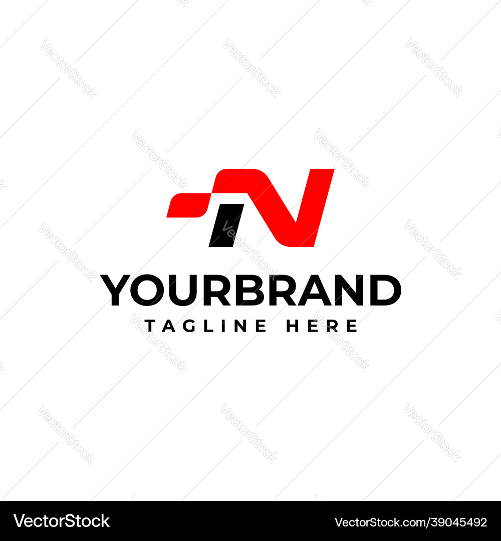 Letter n Logo für Ihr Corporate Identity Racing Letter n Logo für Ihr Corporate Identity Racing vektorbild