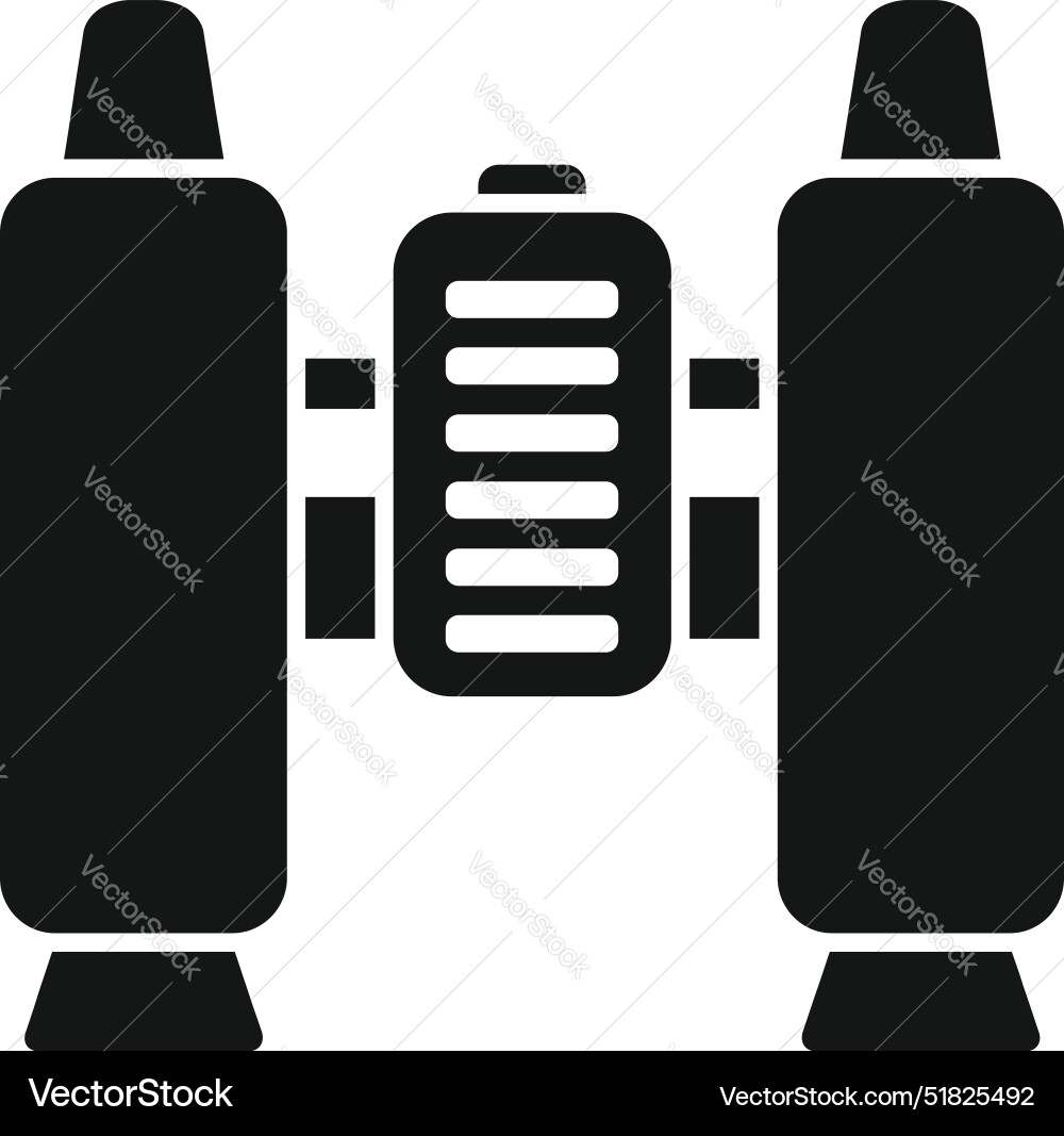 Space station module floating in open Space station module floating in open Vector Image
