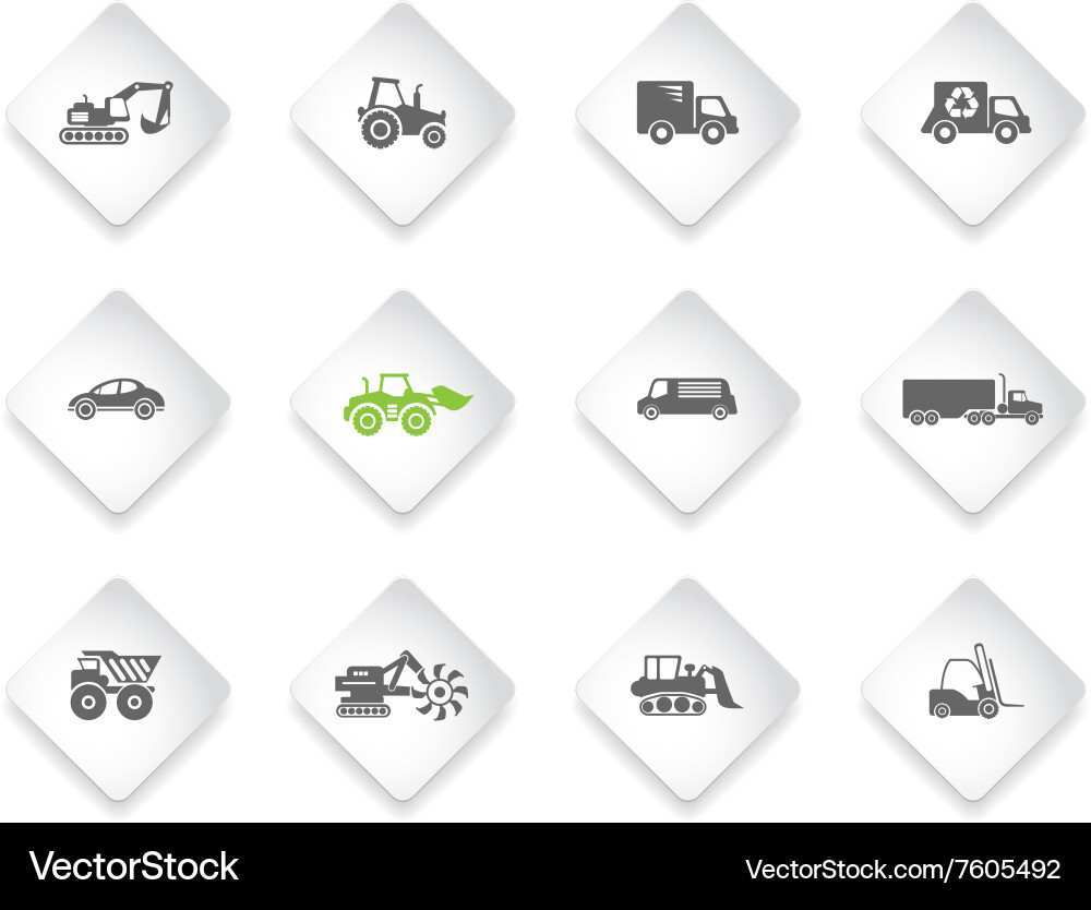 Timer icon set Vector Image
