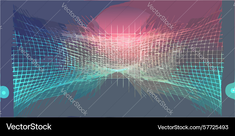 Abstract network or data visualization digital vector image