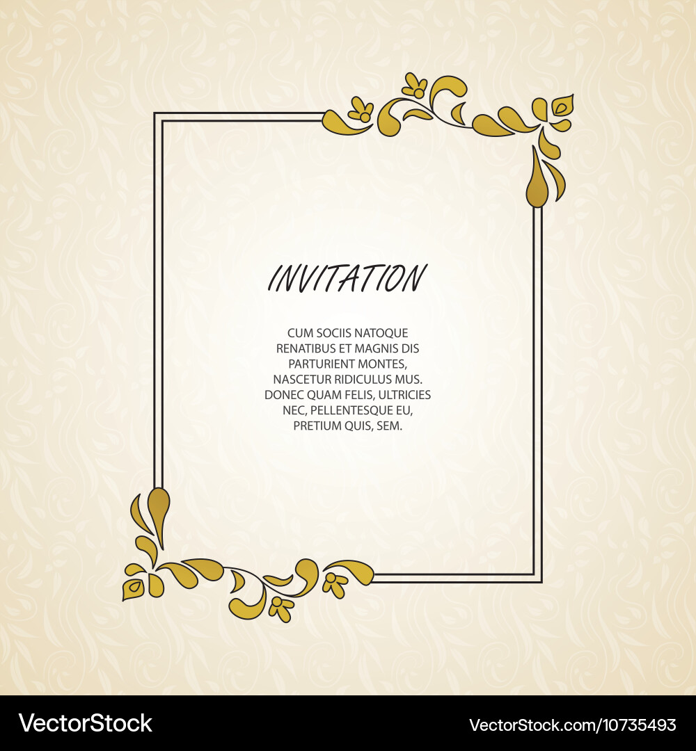 Elegant element for design template Vector Image