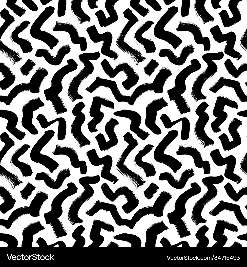 Irregular Circular Line Pattern vector image