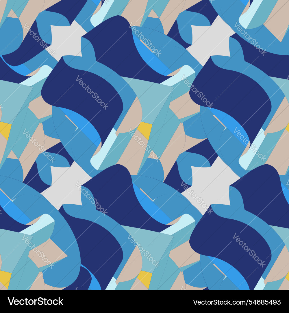 Seamless geometric pattern color print Vector Image