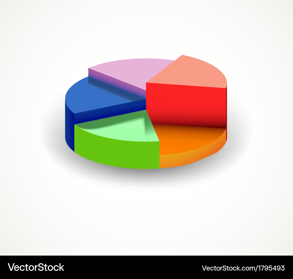 Segmented Charts & Graphs vector image