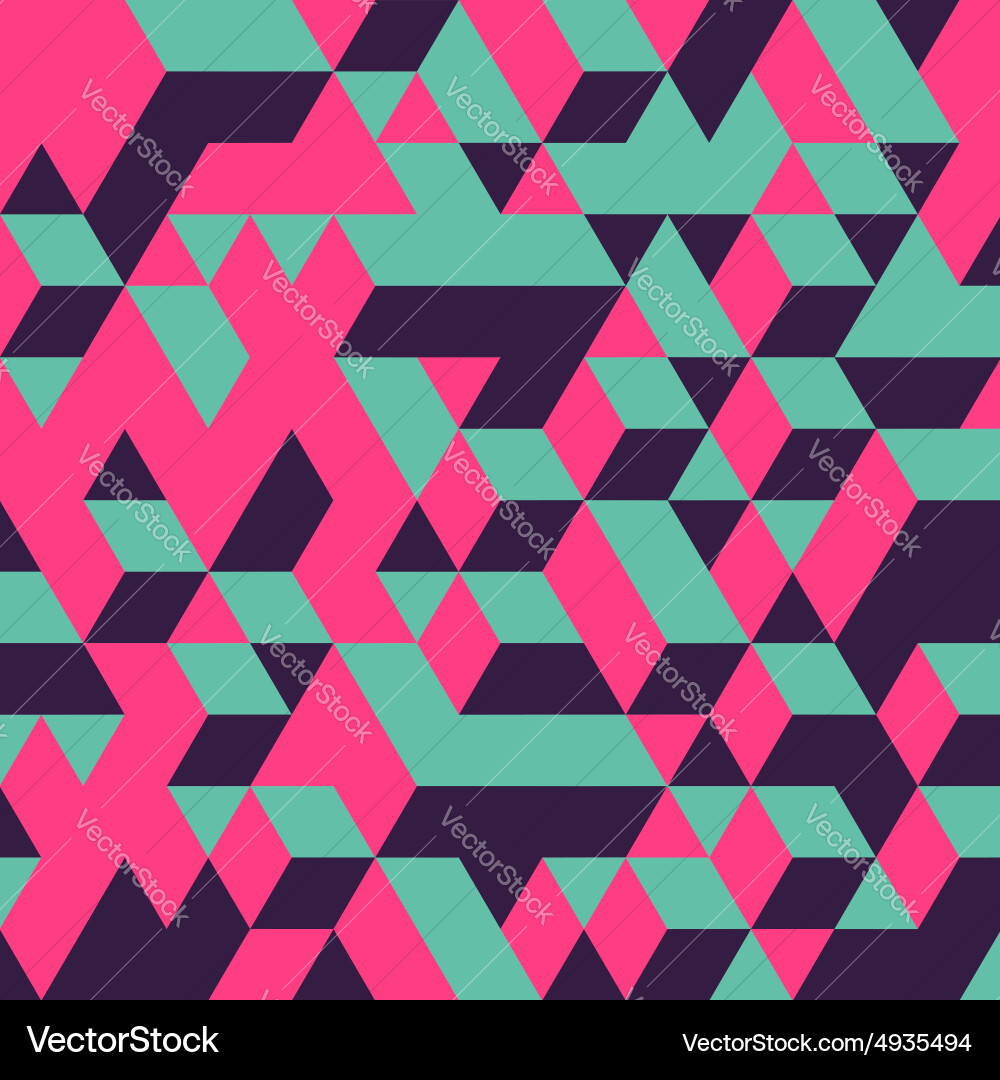 3d blocks structure background Vector Image