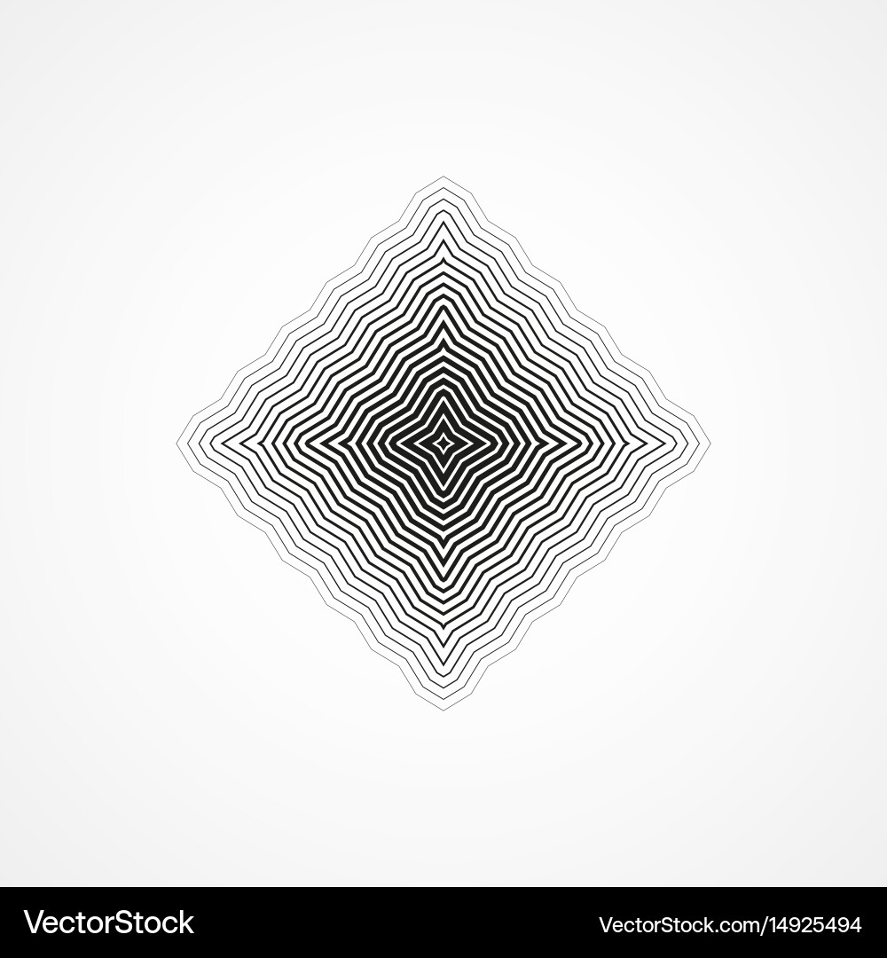 Abstract halftone shape design element vector image