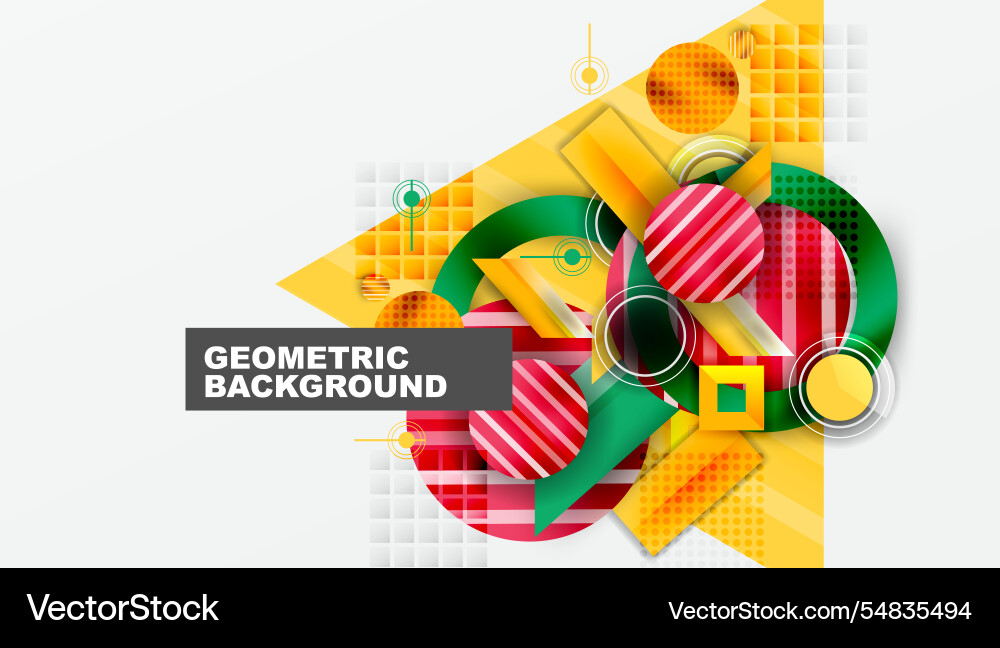 Dynamic complex geometric abstract background Dynamic complex geometric abstract background vector image
