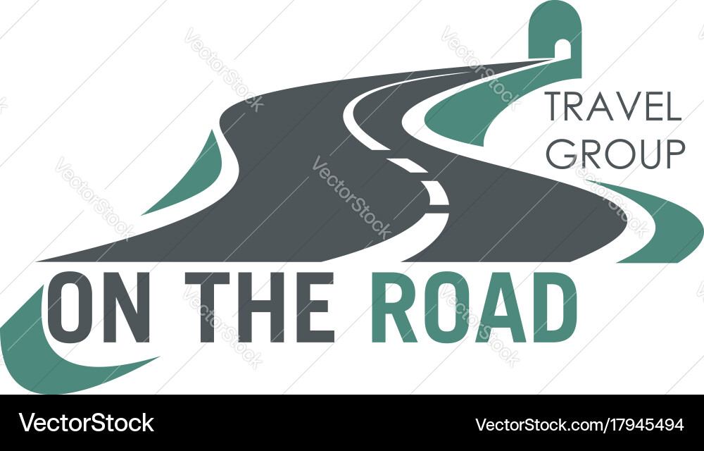 Road Journey Icon Royalty Free Vector Image - VectorStock