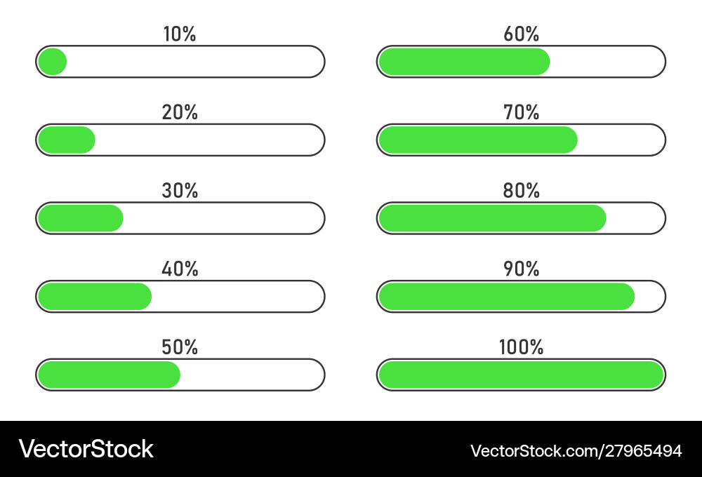 Set loading icons Vector Image