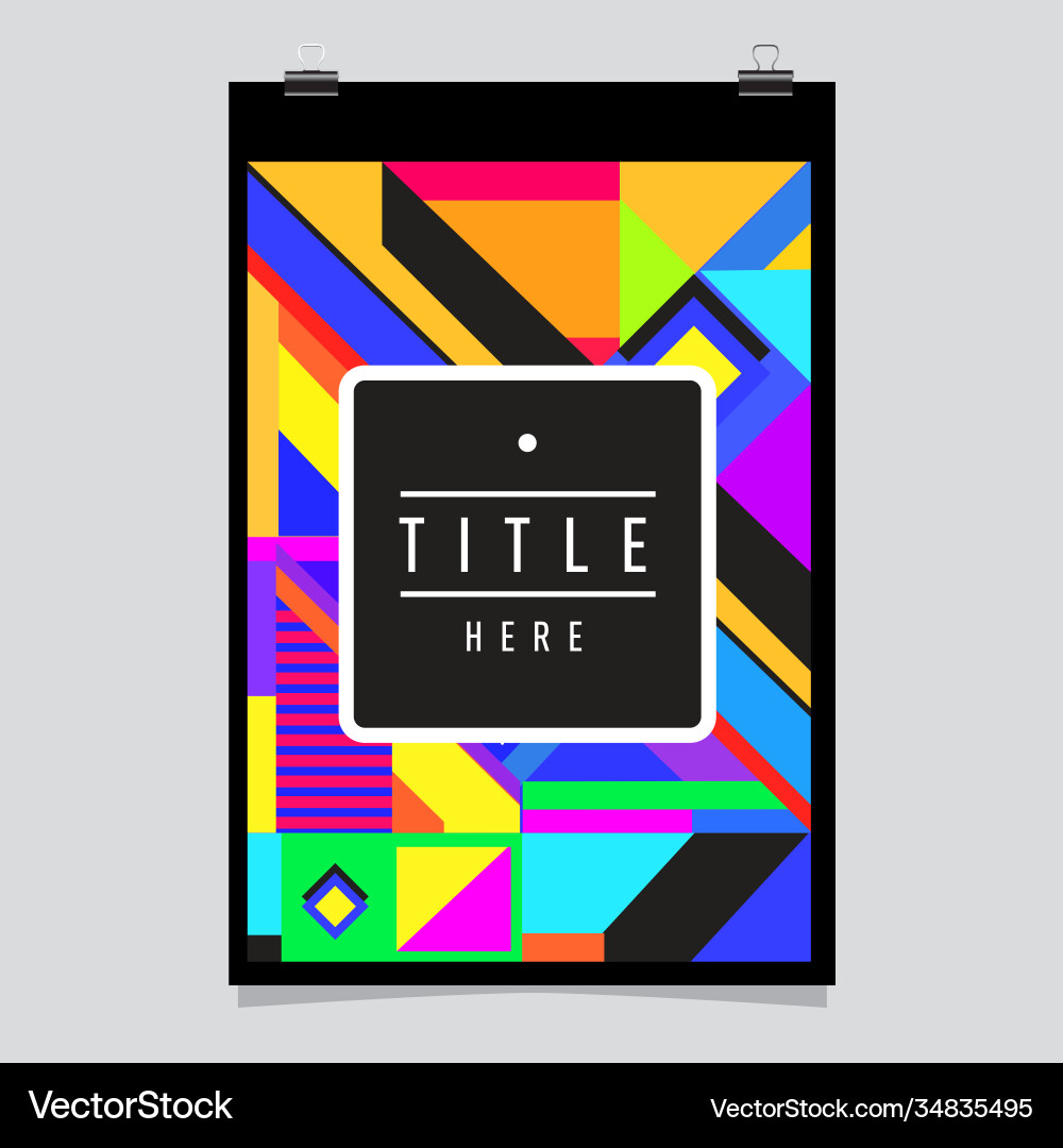 Abstract colorful geometric pattern background Abstract colorful geometric pattern background Vector Image