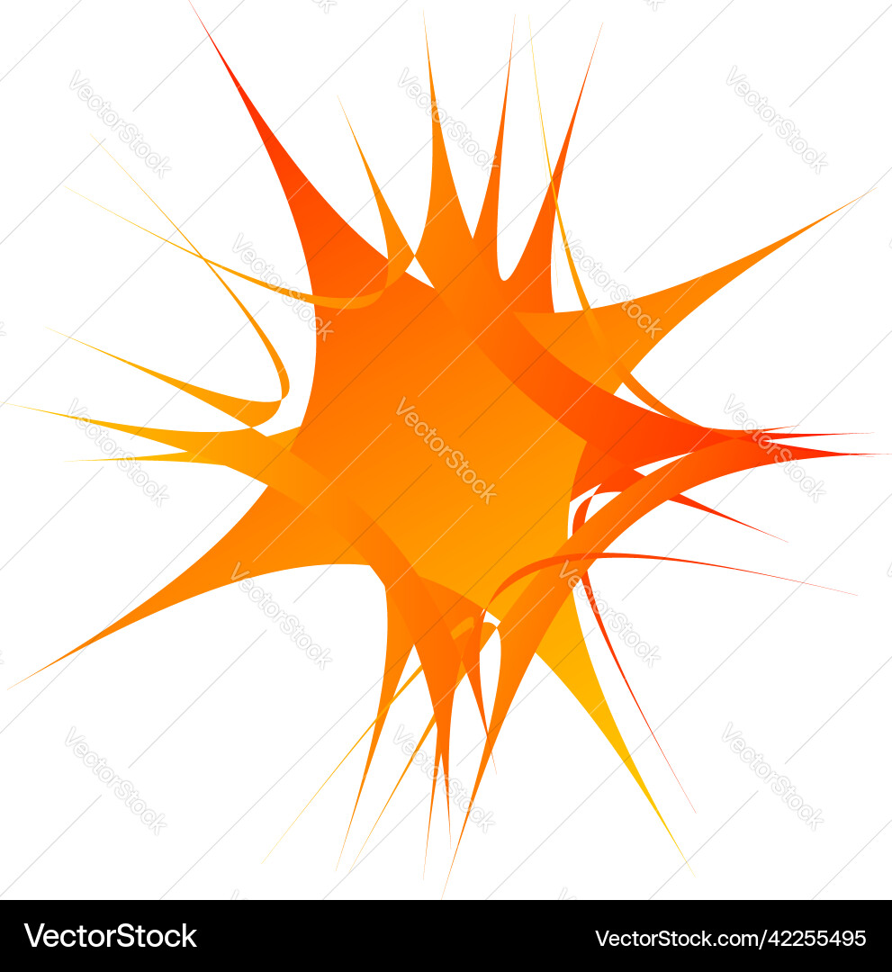 Abstract random geometric shape non figural Abstract random geometric shape non figural Vector Image