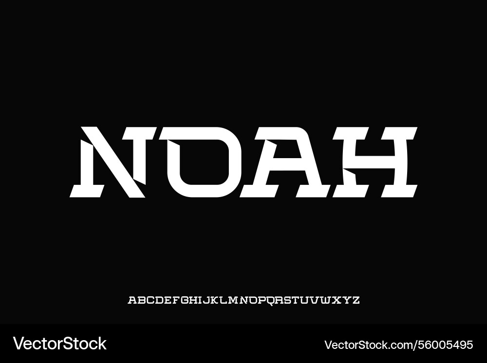 Display alphabet font design suitable Display alphabet font design suitable vector image