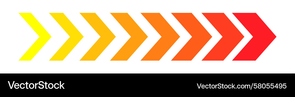 Dynamic Speed Arrow Vector Image