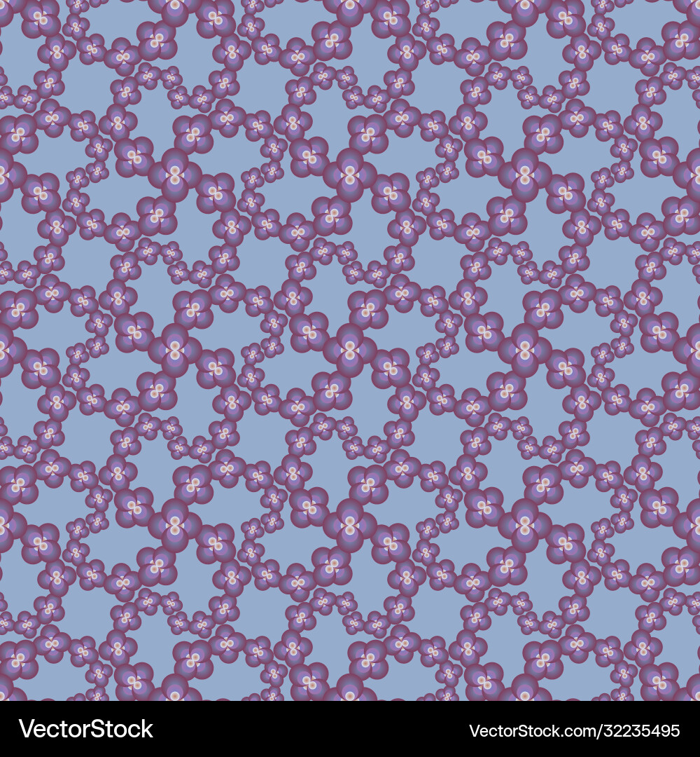 Fractal art seamless pattern background Vector Image