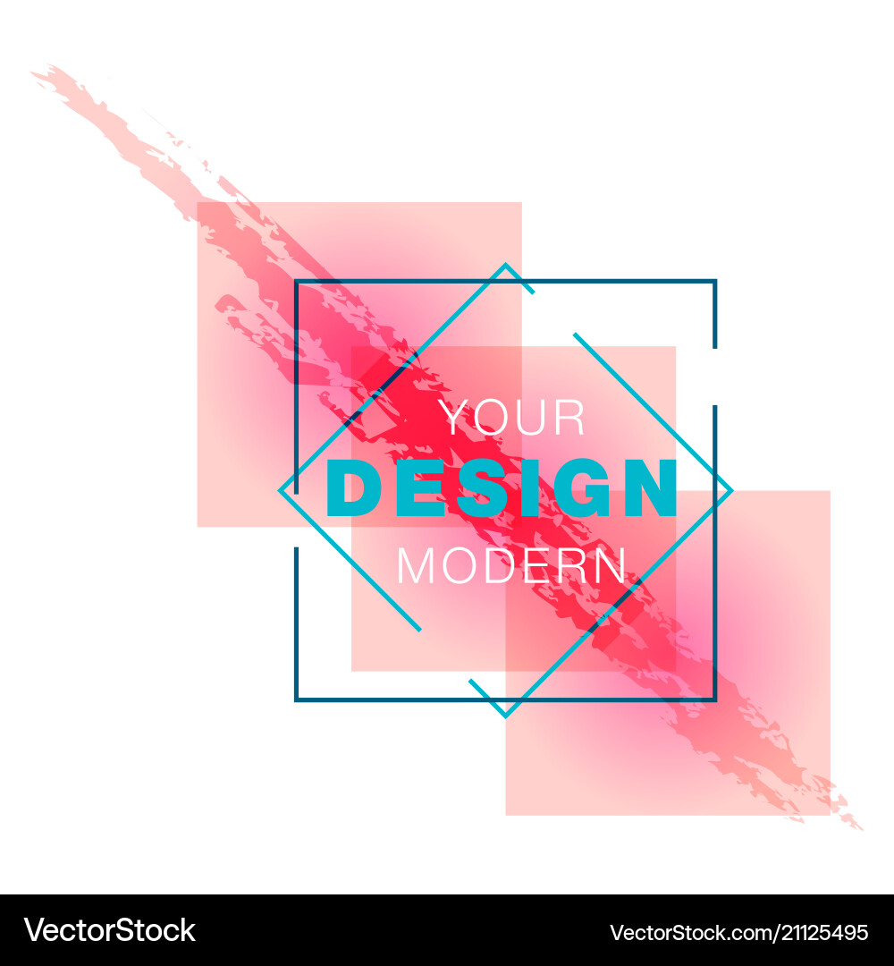 Minimalistic design creative concept modern Vector Image