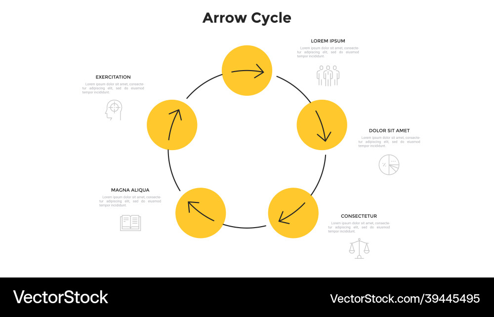 Modern infographic template Modern infographic template vector image