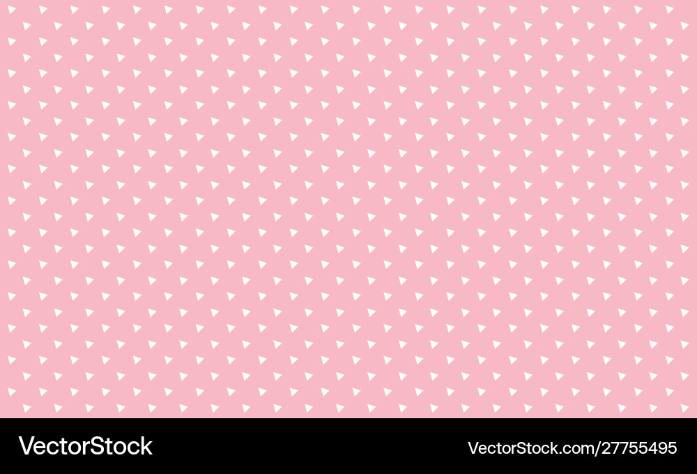 Repeat triangle template and pattern pink Vector Image