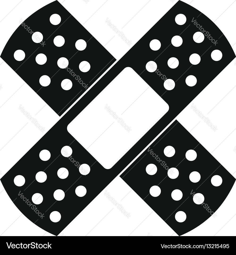 Simple Patch Icon vector image